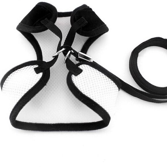 **3/$25**elegant Cat Dog Harness Vest with Leash Bow Tie Tuxedo Style Adjustable - Picture 3 of 4